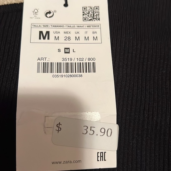 Zara crop top - Picture 3 of 3